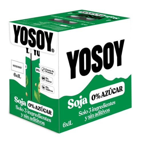 Soy Drink 0% Sugar 6x1L