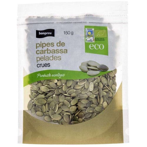 Bonpreu Raw Peeled Organic Pumpkin Seeds