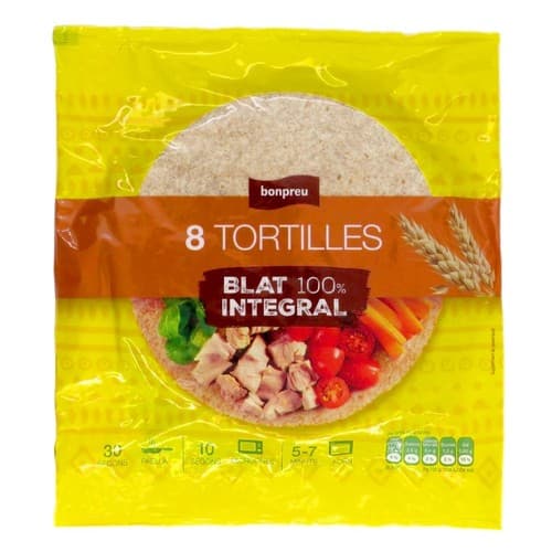 Bonpreu Whole Wheat Tortillas