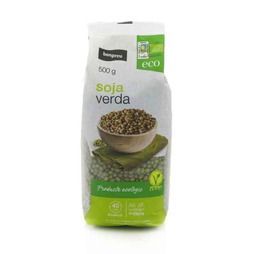 BONPREU Organic Green Soybeans