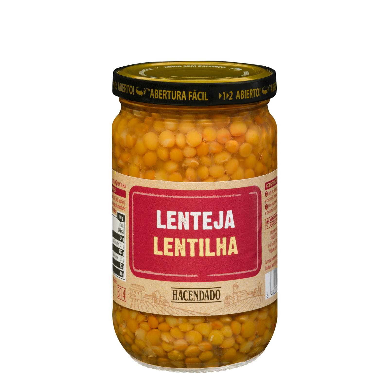 Cooked Lentils
