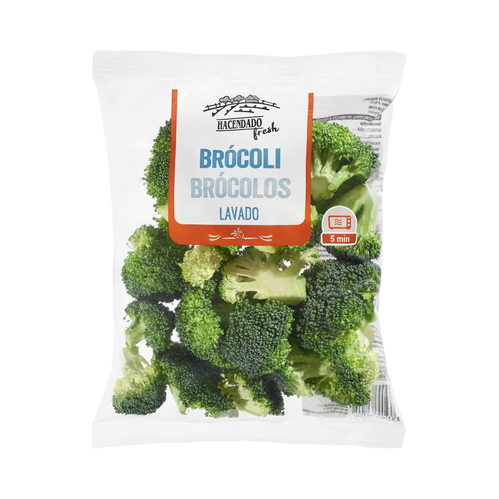 Microwaveable Washed Broccoli Florets