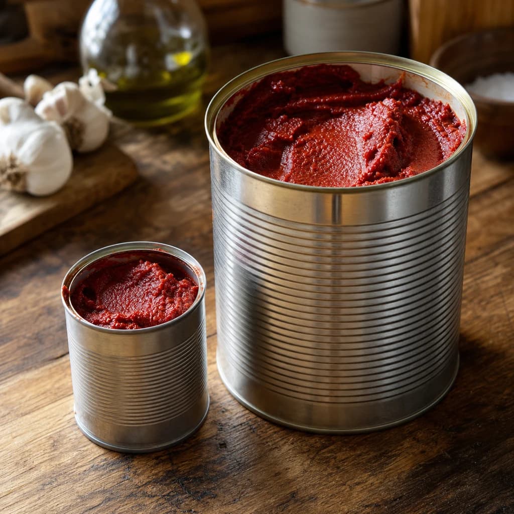 Canned Tomato Paste — Stored
