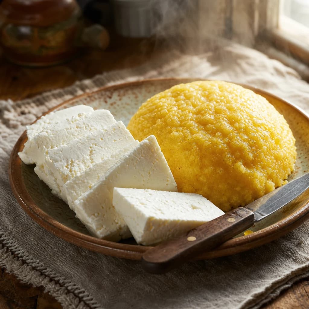 Caș (Fresh Sheep Cheese)