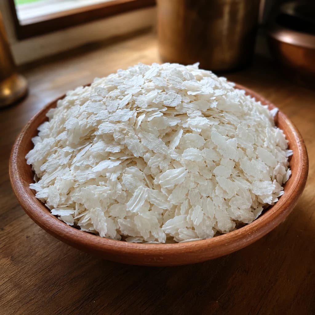 Flattened Rice (Poha) — Natural form