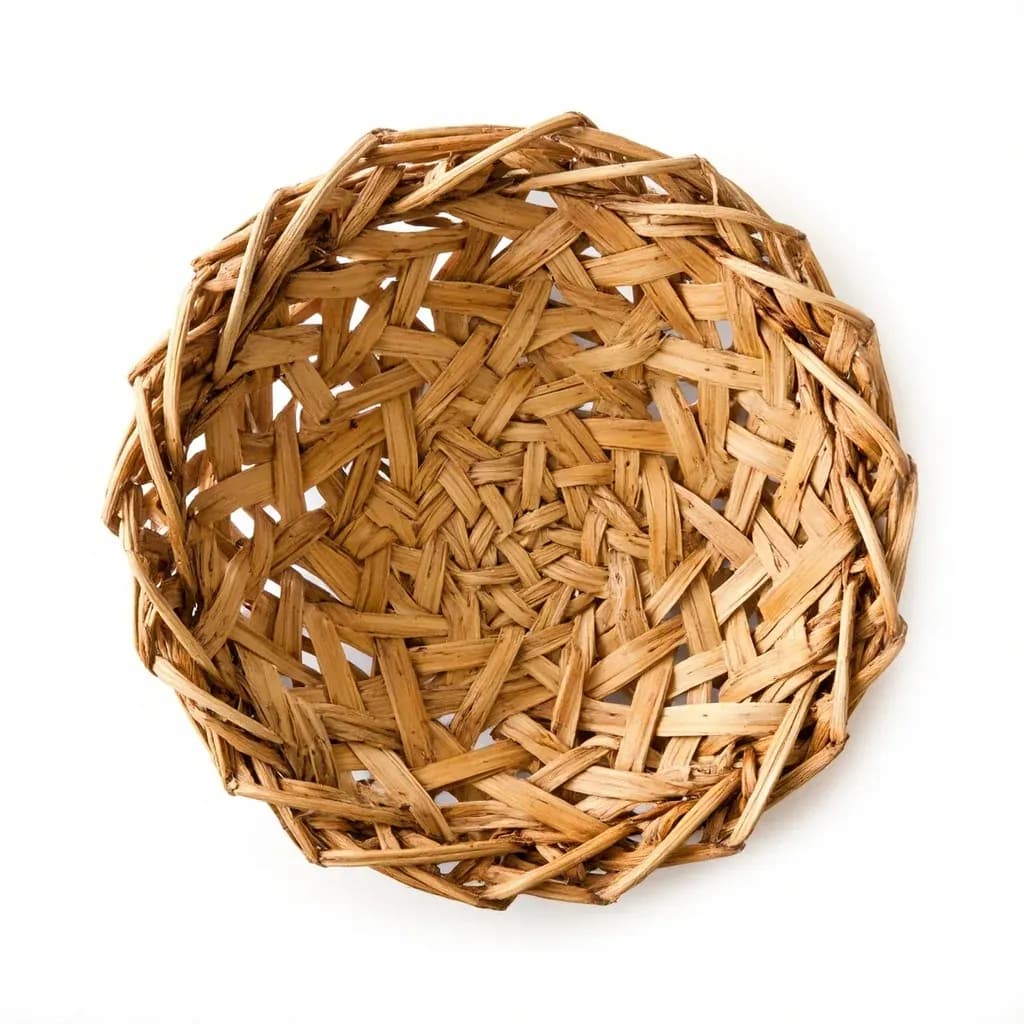 Woven Coconut Frond Basket