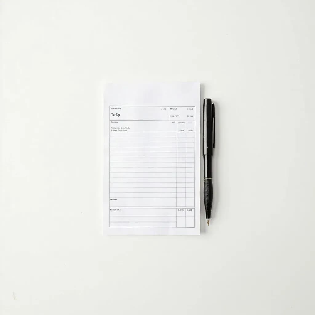 Order Ticket / Check Pad