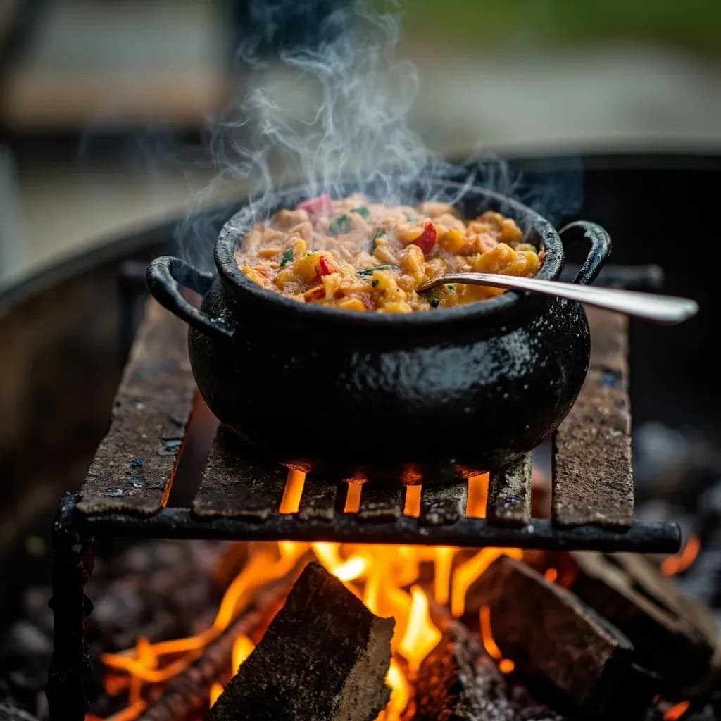Open Wood Fire