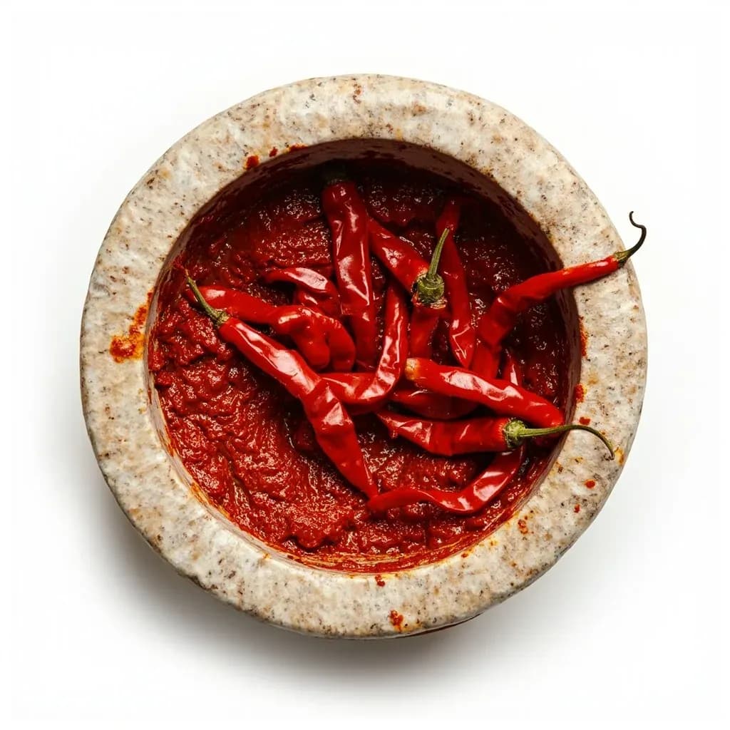 Chili Paste Making