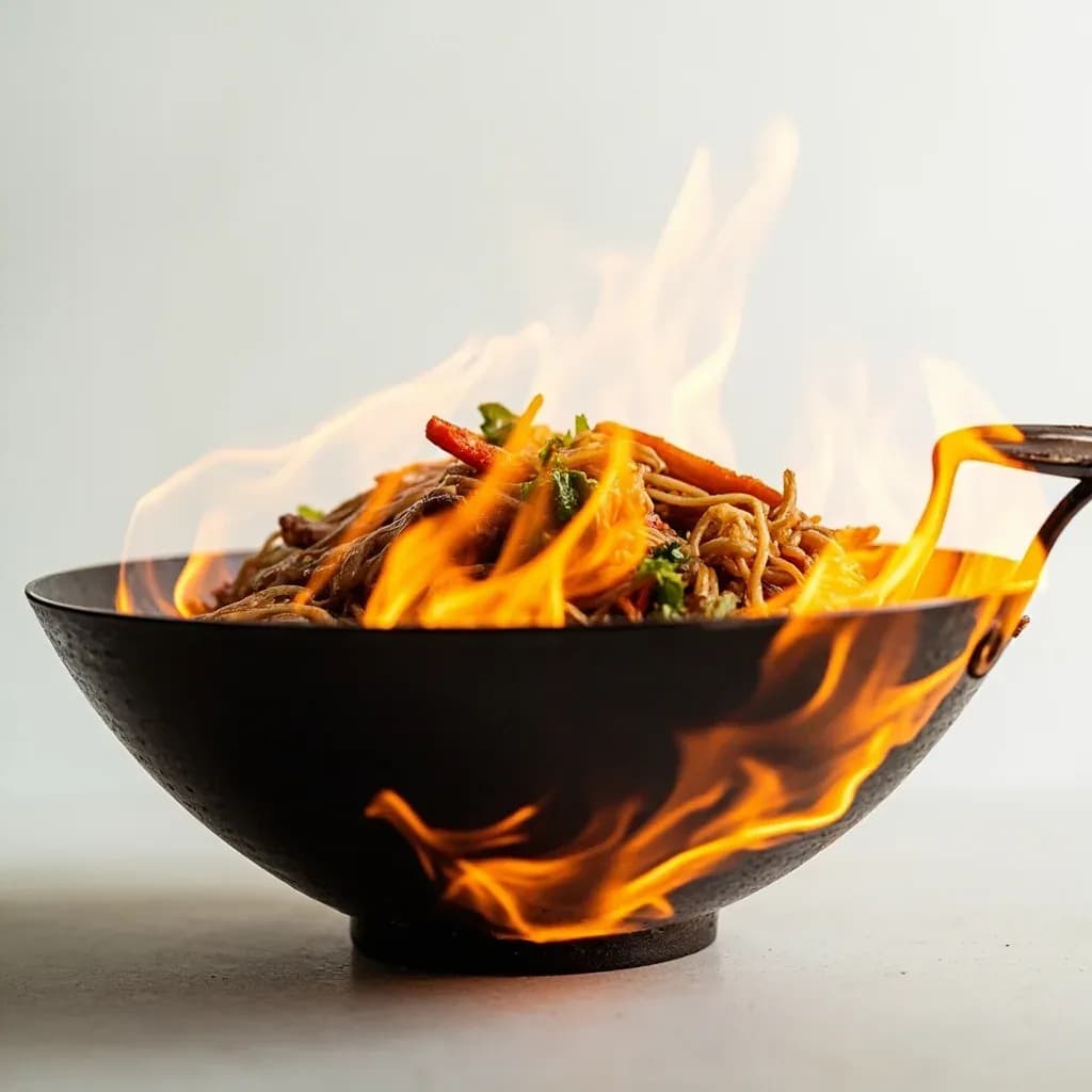 High-Heat Wok Tossing (Wok Hei)