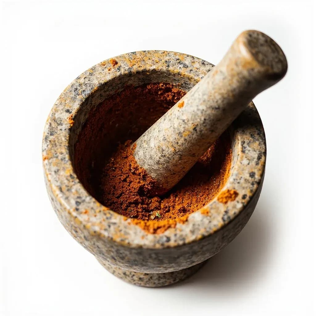 Pounding Spice Paste (Mortar & Pestle)