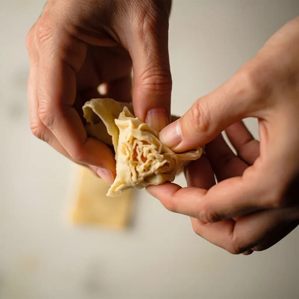 Sambusa Wrapping & Folding