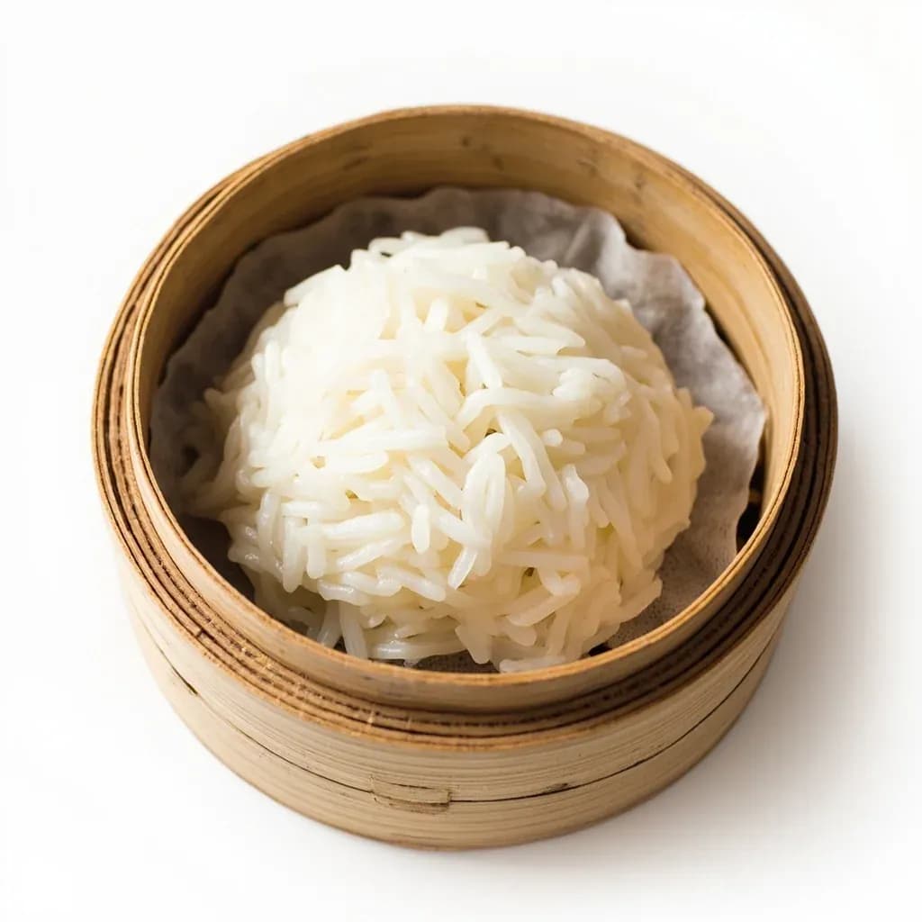 Steaming Sticky Rice (Nueng Khao Niao)