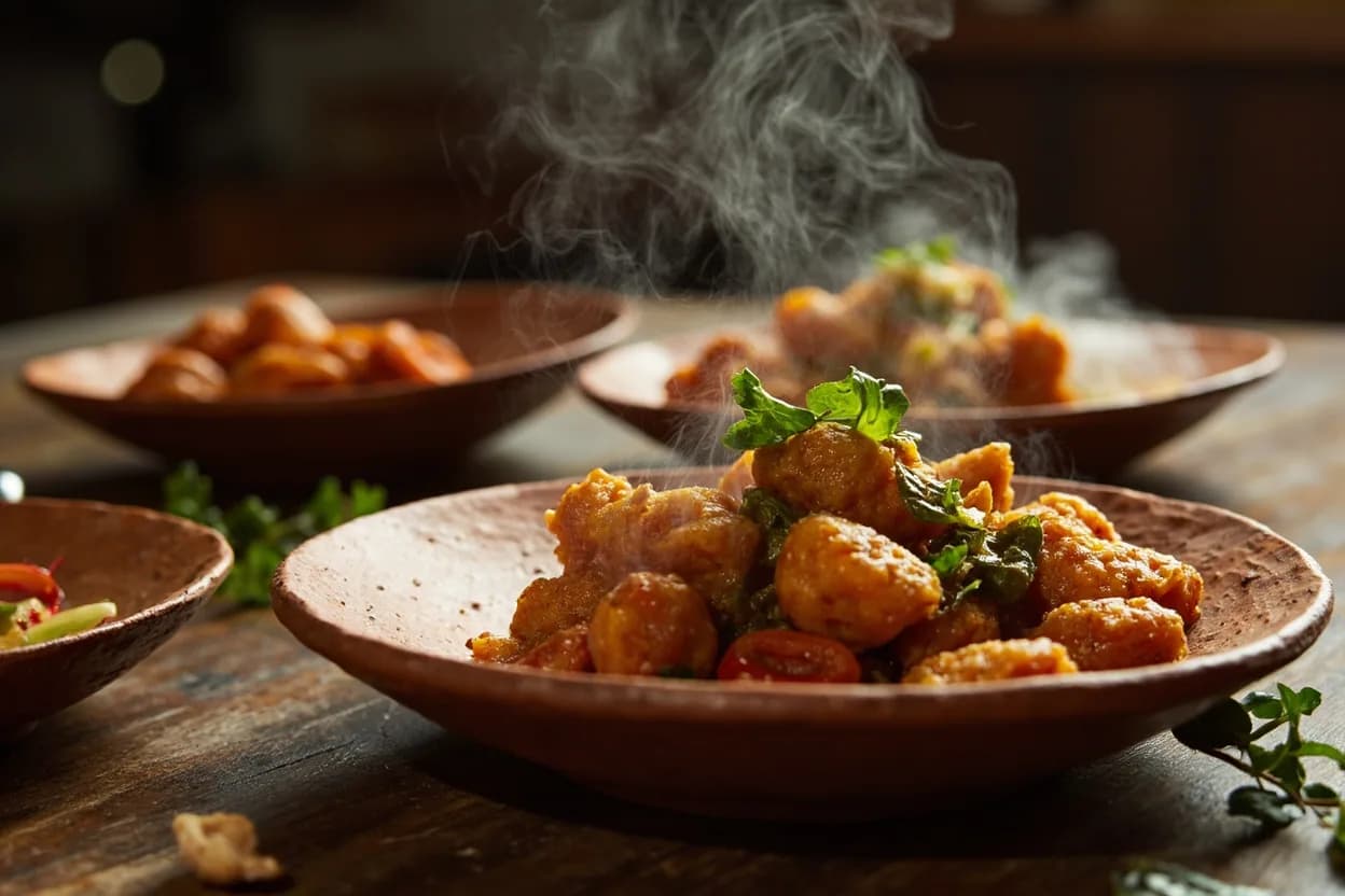 picarones — a signature plate from Afro-Peruana cuisine, prepared in the regional style.