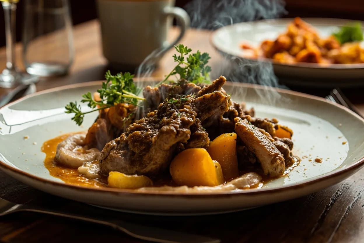 txuleton a la brasa — a signature plate from Basque (Spain) cuisine, prepared in the regional style.