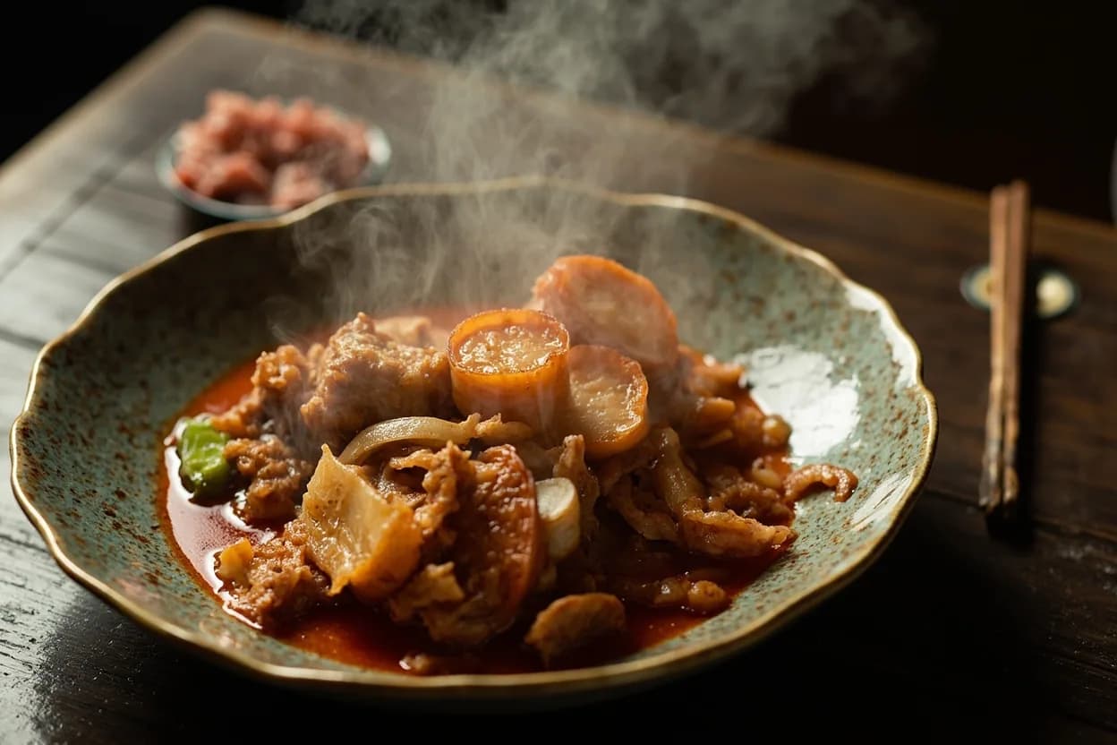 Chongqing old hot pot (老火锅) — a signature plate from Chongqing Hot Pot cuisine, prepared in the regional style.