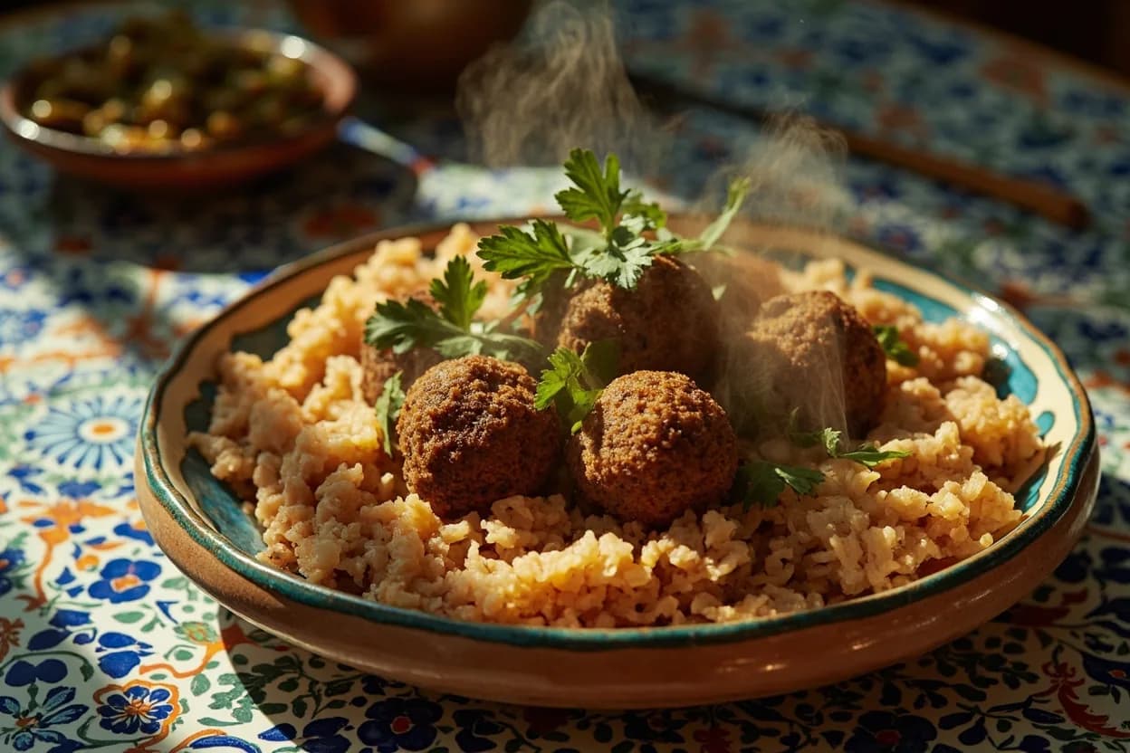 Ta'ameya (Egyptian falafel made with fava beans, not chickpeas) — a signature plate from Egyptian (Masri) cuisine, prepared in the regional style.