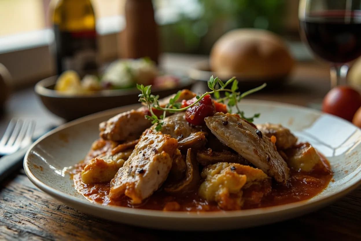 Tablier de Sapeur (grilled marinated tripe) — a signature plate from Lyonnaise (Bouchon Tradition) cuisine, prepared in the regional style.