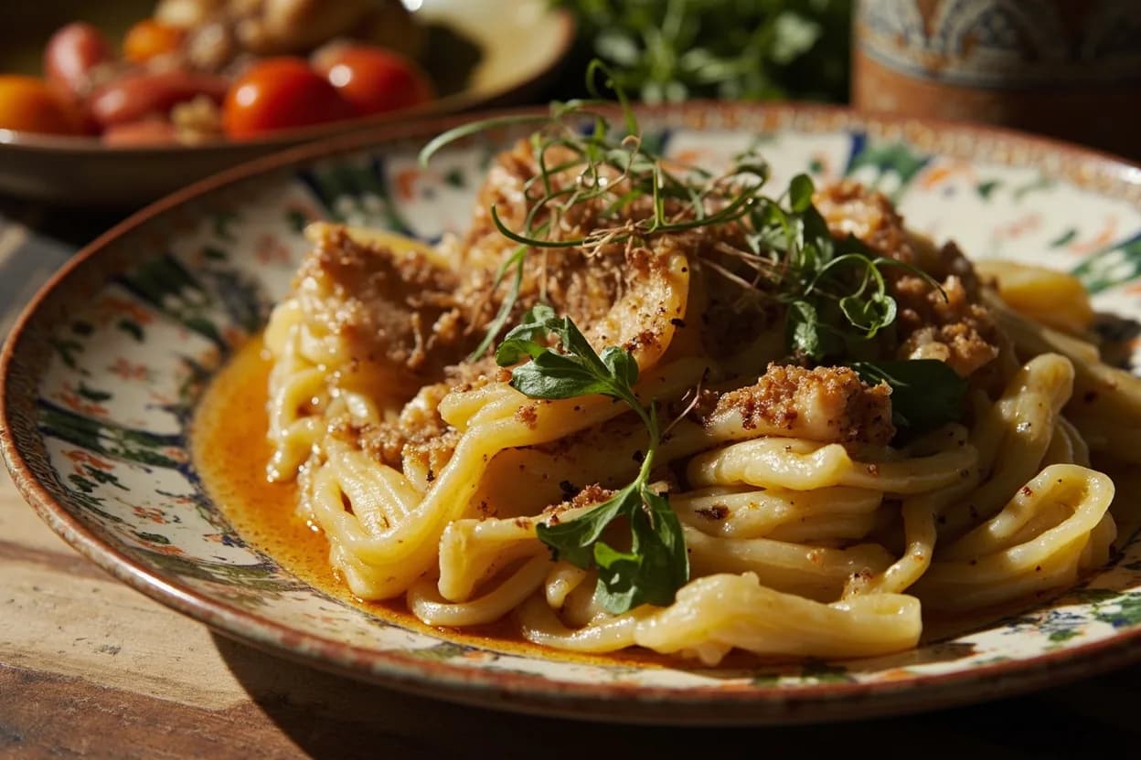 Fave e cicorie — a signature plate from Pugliese cuisine, prepared in the regional style.