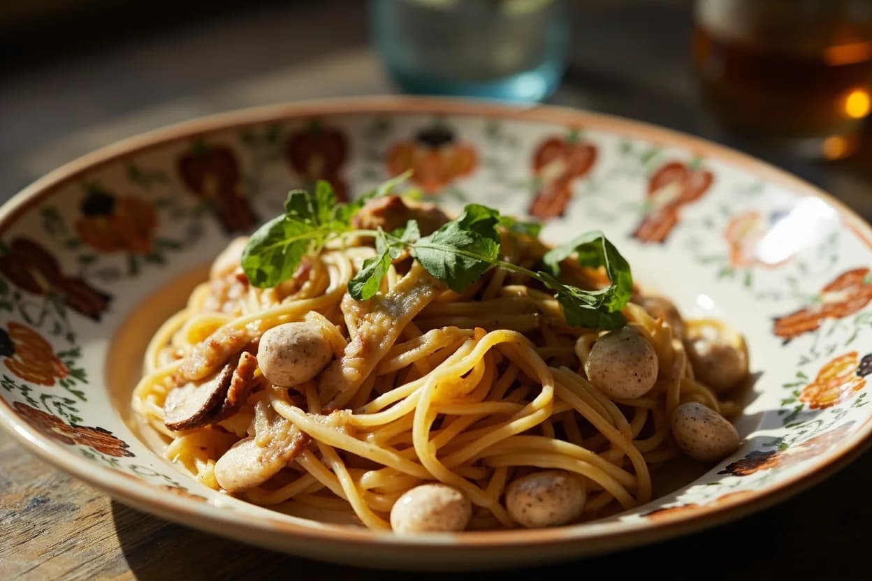 Pasta con le sarde — a signature plate from Sicilian cuisine, prepared in the regional style.