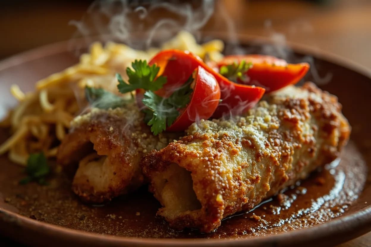 Chimichangas (deep-fried burro, origin disputed but strongly Sonoran) — a signature plate from Sonoran cuisine, prepared in the regional style.