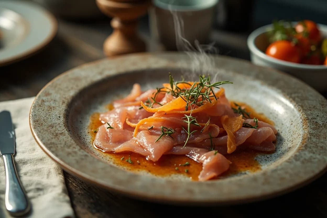 gravlax — a signature plate from Swedish cuisine, prepared in the regional style.