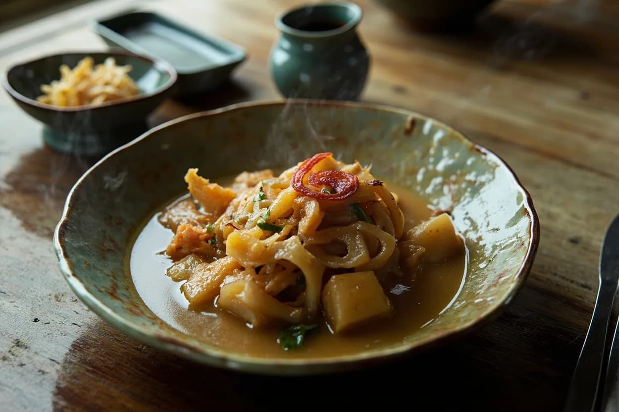 imoni (taro stew, Yamagata/Iwate) — a signature plate from Tohoku Regional Cuisine cuisine, prepared in the regional style.