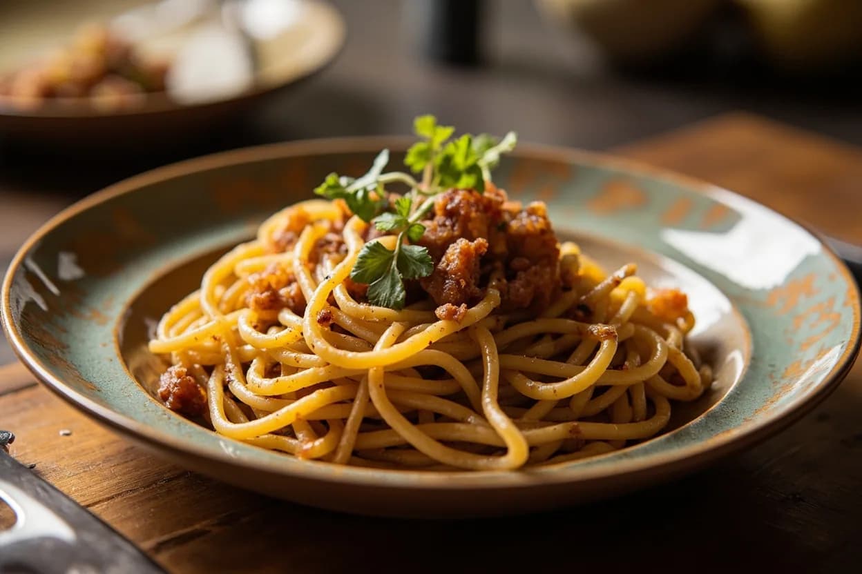 fideuà — a signature plate from Valencian cuisine, prepared in the regional style.