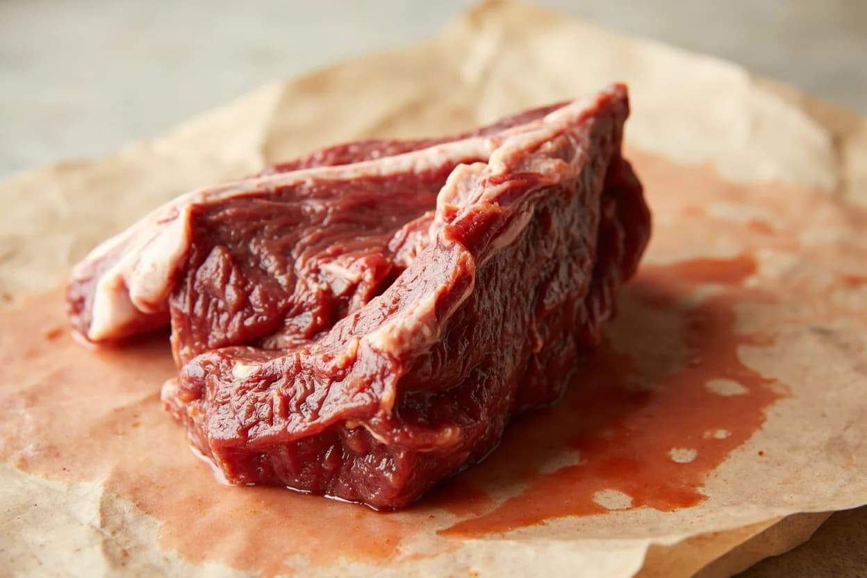 Where the beef cheeks lives on the source. The masseter muscle on either side of the steer's skull, between the cheekbone and the lower jaw.