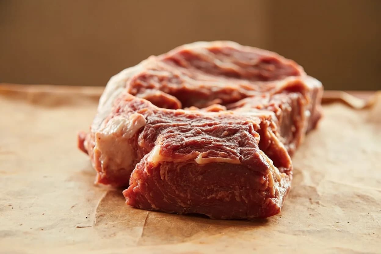 Where the beef clod (chuck shoulder clod) lives on the source. Chuck primal, arm/shoulder section.