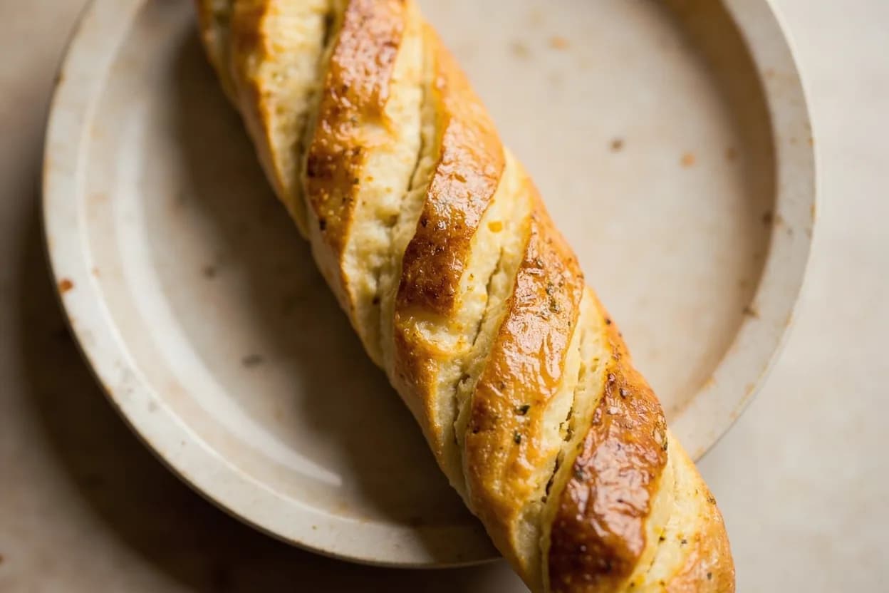 Bread Scoring — Batard, Boule & Baguette Patterns prepared the canonical way — Baguette. Chill the loaf if possible before scoring — 15–30 minutes uncovered in the refrigerator firms the skin and reduces drag