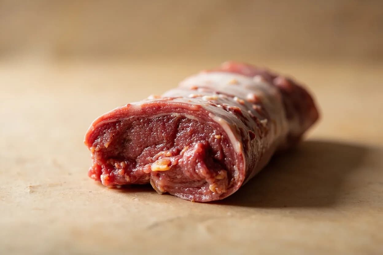 Where the chamorro (pork hock) preparation lives on the source. Cut from the hind leg between the trotter (foot) and the ham (pernil/kasim).
