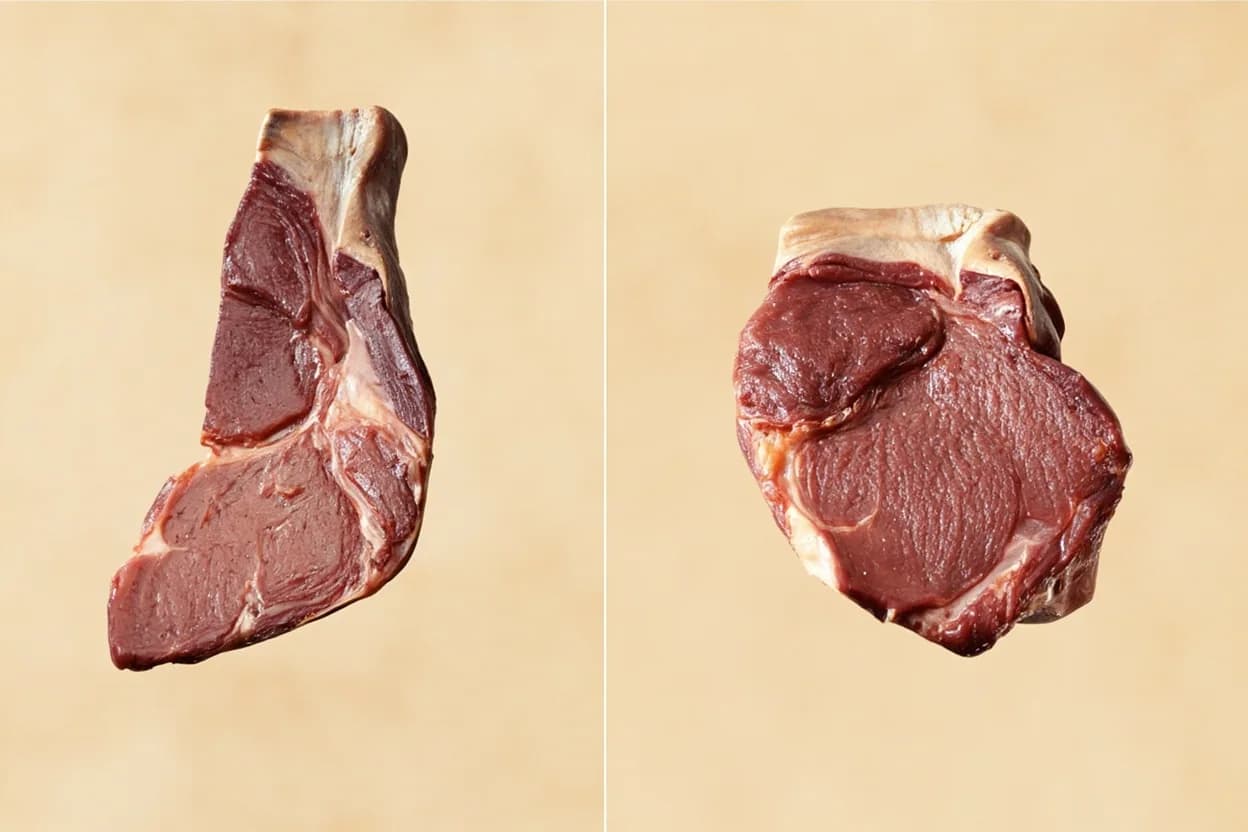 Where the duck butchery — magret vs. confit leg lives on the source. Magret: pectoralis major of the mulard or Moulard duck, harvested after forced feeding (gavage).
