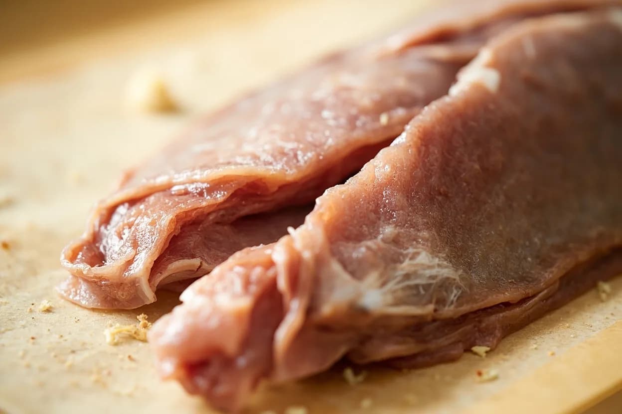 Where the engawa (flounder fin muscle) separation lives on the source. The fin-fringe margin of a flat fish (hirame/flounder, karei/halibut, or turbot).