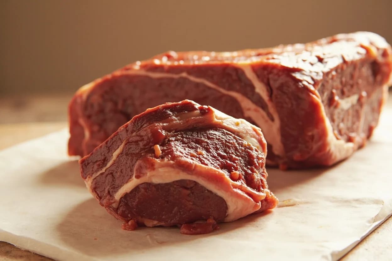 Where the falda (skirt steak) / arrachera lives on the source. Inside skirt (falda interior): from the transversus abdominis muscle, inside the rib cage along plates 6–12.