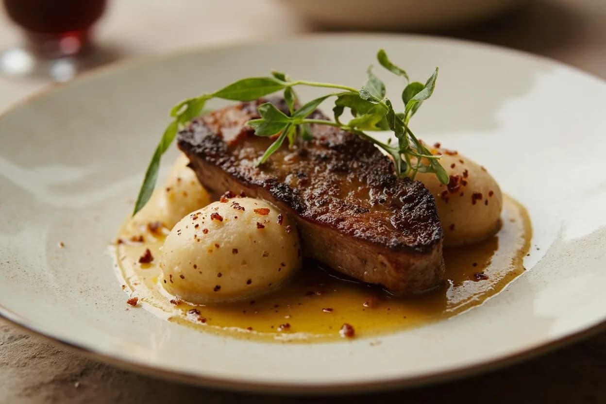 Fat Cap Scoring prepared the canonical way — Magret de canard. Chill the fat cap before scoring — cold fat is firmer and cuts more cleanly without slipping.