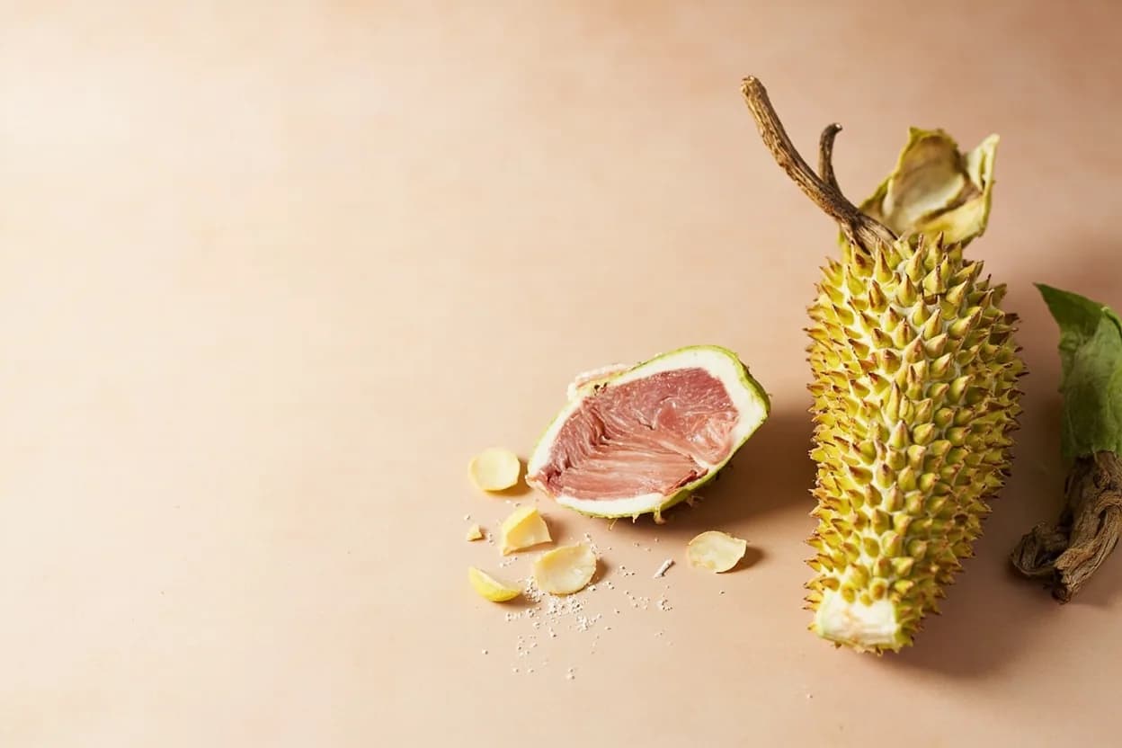 Where the jackfruit breakdown — raw vs. ripe lives on the source. The world's largest tree fruit, borne directly on the trunk and main branches (cauliflory).