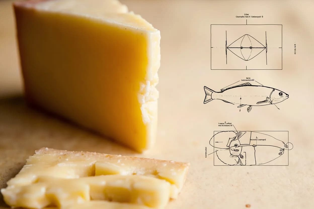 Where the long-format cheese portioning (comté & gruyère) lives on the source. Not an animal cut.