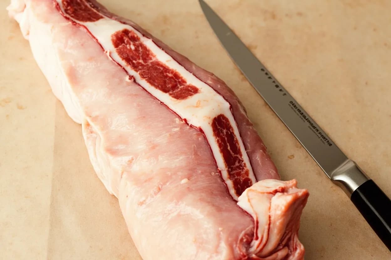 Where the ponmo (cow skin) — sizing cuts lives on the source. The entire outer hide of the cow, usually the thick dorsal or flank skin sections.