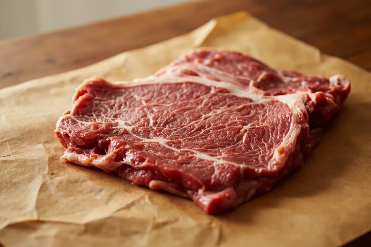 Rodajas (Coin Cuts) in its raw whole-cut form on a butcher's board — Rodajas (Spanish: small wheels or discs) are round or near-round cross-sectional slices cut perpendicularly — or very slightly on a bias — through cylindrical and tapered vegetables. Identifying traits: Perfectly round face maximizes contact with a flat pan surface for even browning, Uniform thickness is non-negotiable — a 2 mm variance causes some slices to burn before others are cooked through, The disc shape holds its form through high-heat frying better than irregular cuts that develop hot spots at corners.