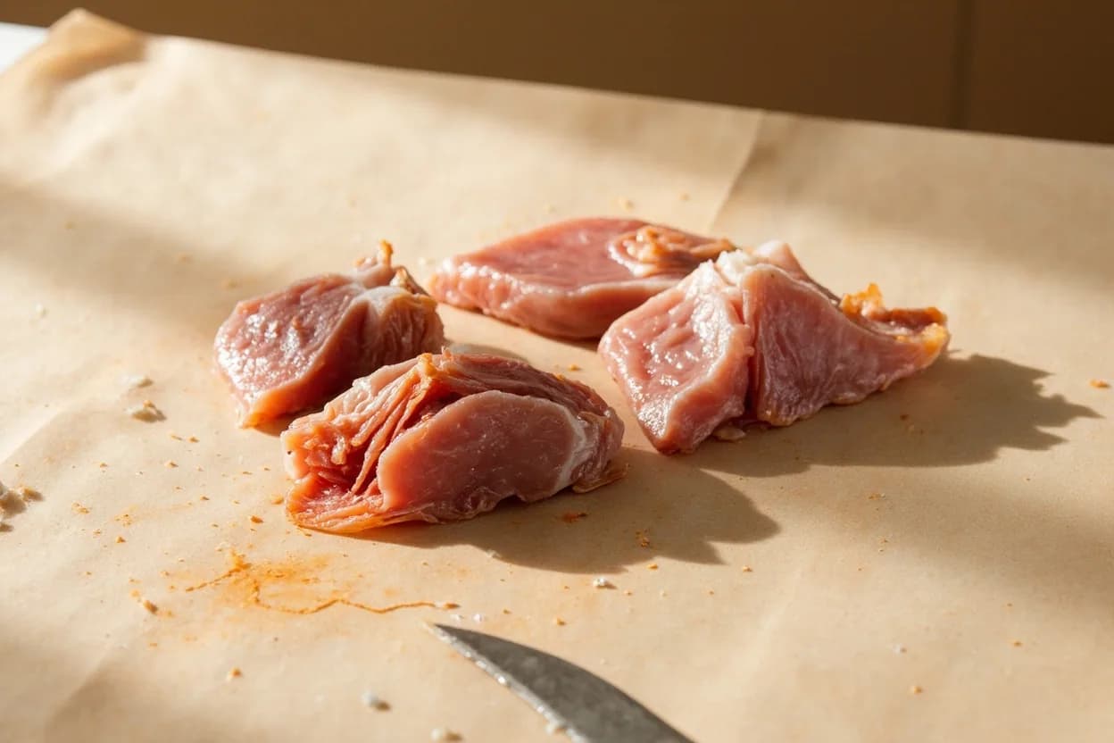Where the sanmai oroshi (three-piece fish breakdown) lives on the source. Applied to round-bodied fish across all sizes, but classically taught on medium specimens (300 g–2 kg): aji (horse mackerel), saba (mackerel), tai (sea bream), buri (yellowtail), sake (salmon), suzuk….