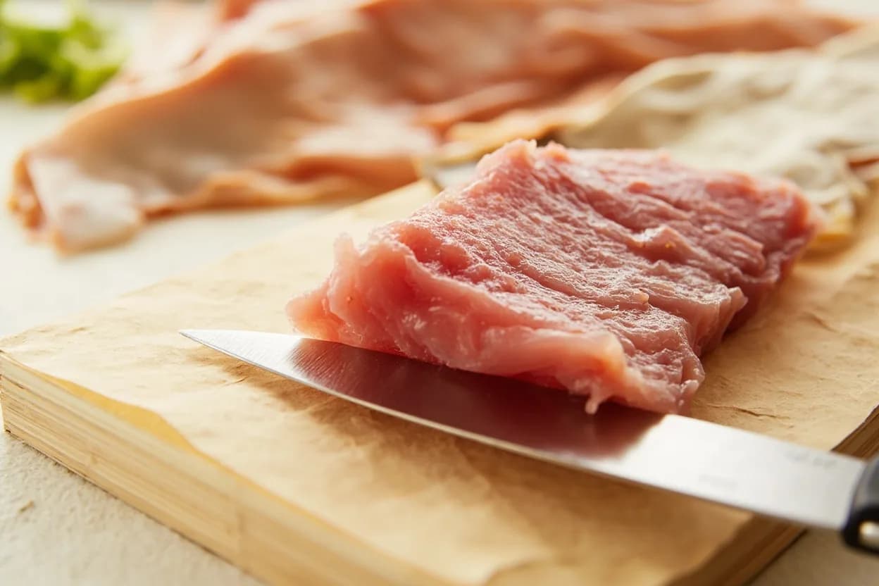 Where the sashimi knife cuts — hira-zukuri, usu-zukuri & sogi-zukuri lives on the source. Applied to the skin-off loin (sakumi) of fish prepared from the three-piece breakdown (sanmai oroshi) or five-piece breakdown (gomai oroshi).