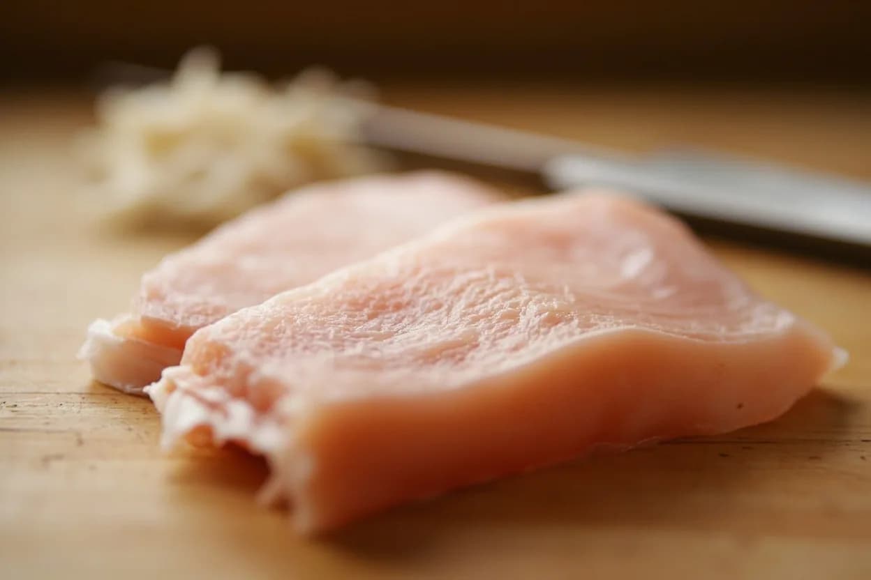 Sashimi Knife Cuts — Hira-zukuri, Usu-zukuri & Sogi-zukuri in its raw whole-cut form on a butcher's board — Japanese sashimi knife technique recognizes that the same fish loin produces radically different eating experiences depending on the angle, direction, and thickness of the cut. Identifying traits: All three cuts require a long, single-bevel yanagi (willow) knife for sushi and sashimi work, The knife must be drawn fully through in one uninterrupted backward pull — never a sawing motion, Each cut style has a canonical plating orientation: hira stacked or fanned, usu shingled in translucent overlapping layers, sogi fanned in overlapping obliques.