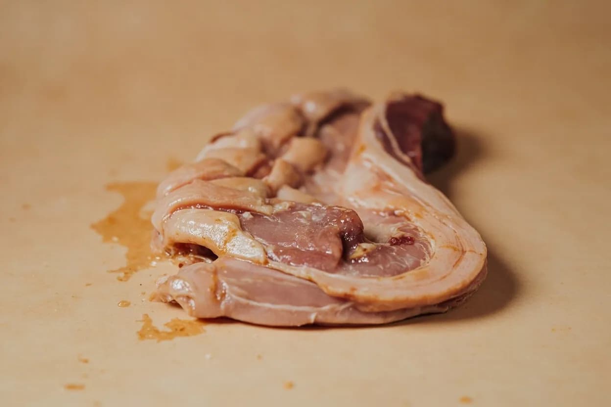 Where the shaki (tripe) — cleaning & cutting technique lives on the source. Bovine stomach: the reticulum (second stomach chamber, honeycomb pattern on the inner surface) or the rumen (first and largest chamber, blanket-smooth interior).