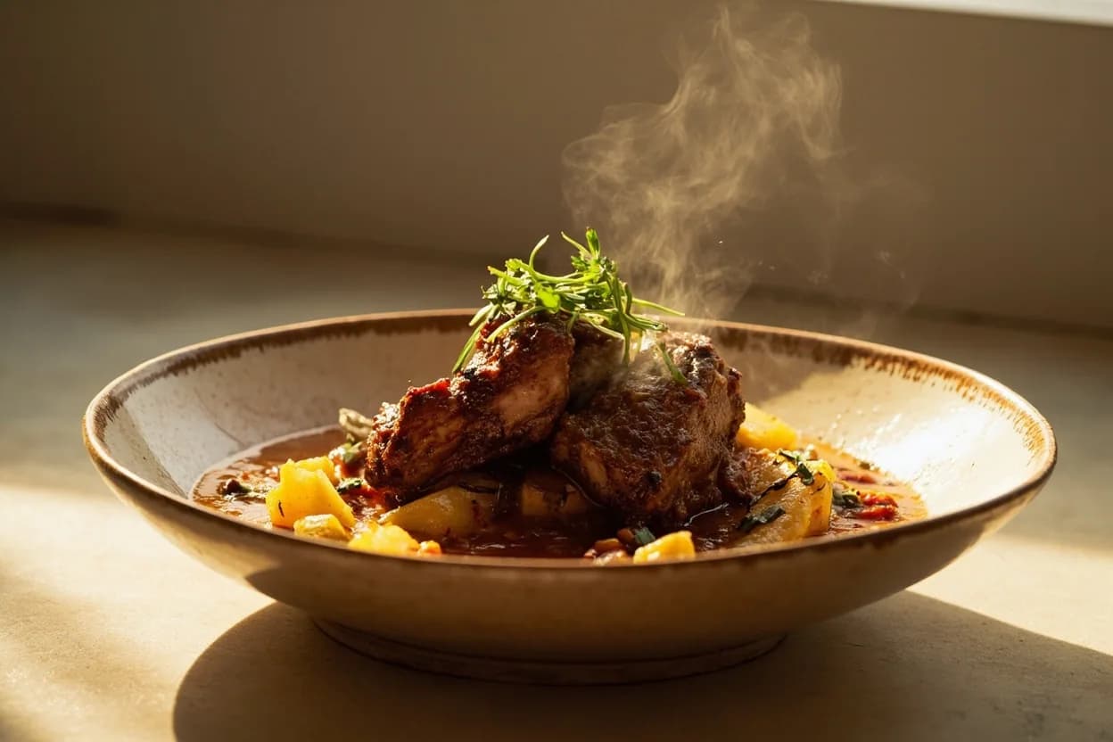 Braising Collagen-to-Gelatin Conversion Temperature in practice — Braised beef short ribs. A conventional oven braise at 160–175°C (325–350°F) will bring the braising liquid to a simmer (90–95°C), converting collagen in 2–3 hours for most cuts.