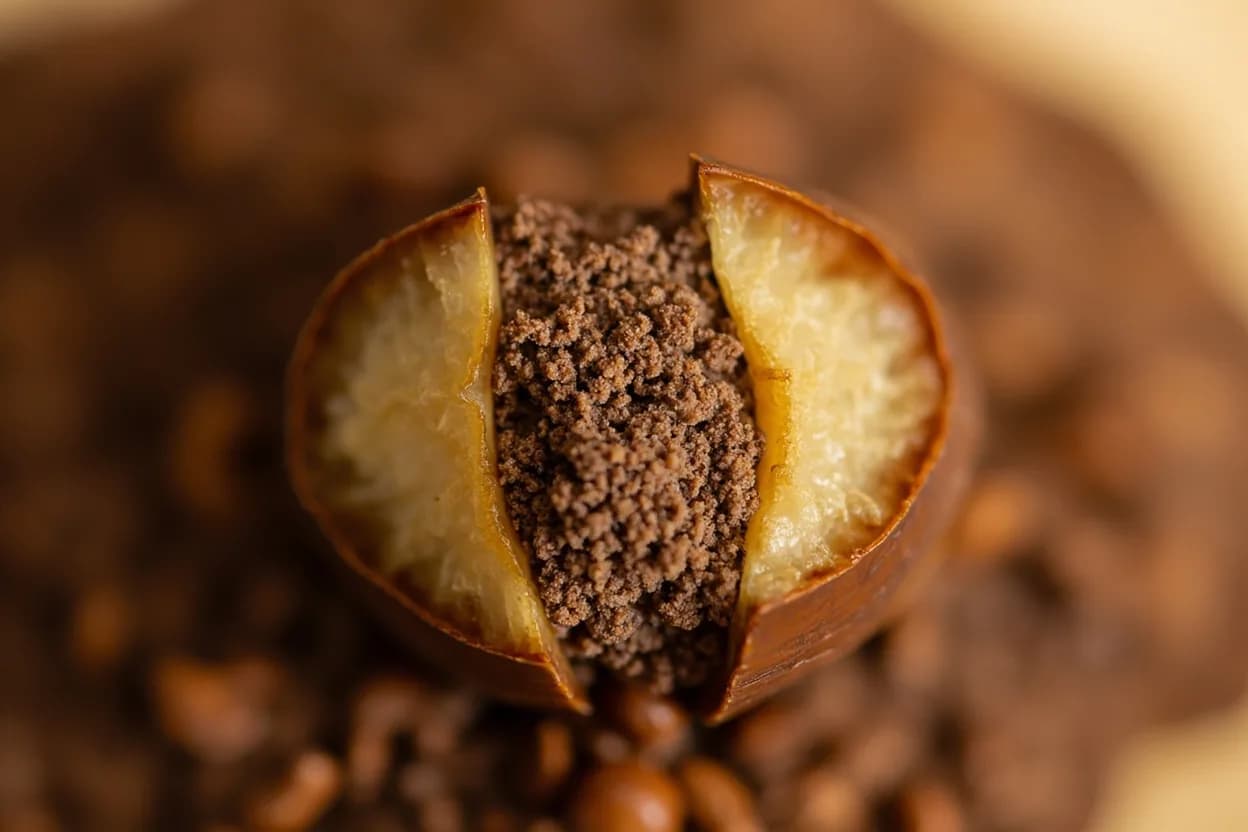 Coffee Roast Stages: First & Second Crack at First crack: 196–204°C (385–400°F); Development phase: 204–224°C (400–435°F); Second crack: 224–230°C (435–446°F). During first crack, endothermic bean drying gives way to exothermic pyrolysis. Visual cues: First crack: distinct rapid popping sounds resembling popcorn, one pop at a time; bean colour shifts from yellow to light tan/cinnamon, Development phase: sound quietens; bean colour develops from cinnamon through medium brown; sweetness and roast aroma become detectable, City roast (just after first crack): light brown, matt surface, no surface oils; bright acidity, floral/fruit notes.