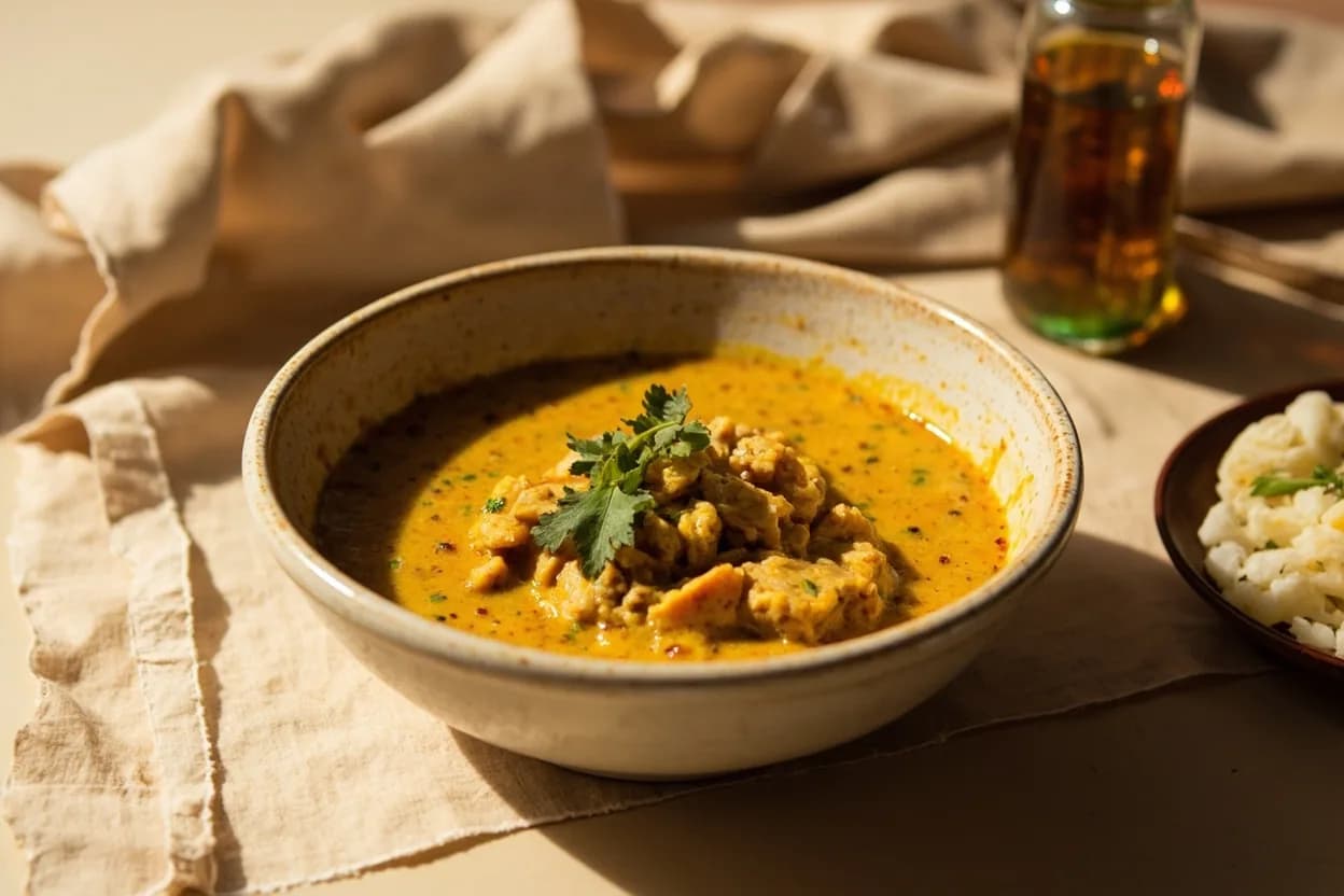 Ghee Clarification Point in practice — Dal tadka. Culinary tradition distinguishes the two: European clarified butter is pulled early, keeping the fat pale and neutral.