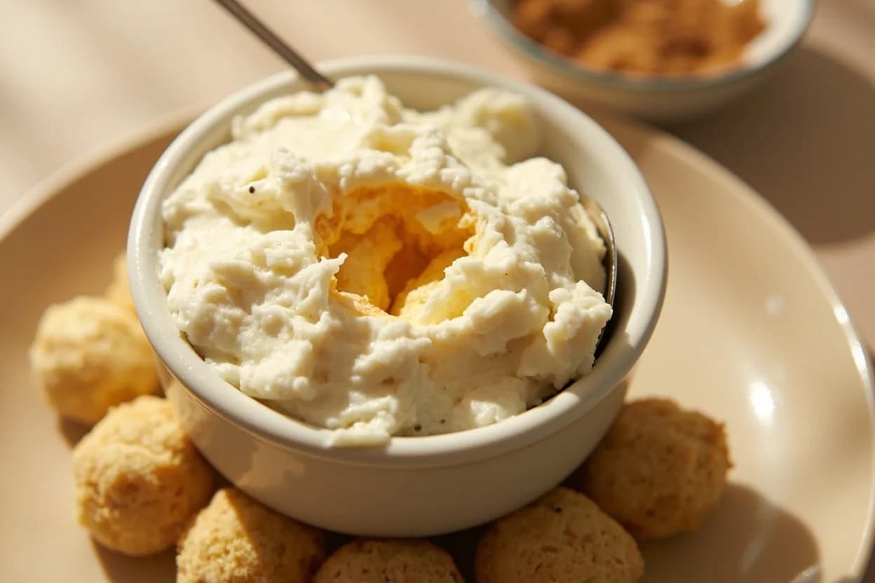 Labneh Draining: Soft vs. Firm Set at Drained cold (2–5°C refrigerator temperature); time drives texture, not heat. Yogurt's gel is formed by acidified casein clusters. Visual cues: 12h (soft): spoonable, texture like thick crème fraîche or cream cheese; holds a light peak when dropped from a spoon but levels within seconds, 24h (medium): holds a distinct spoon-dragged furrow without closing; can be spread with gentle pressure, 36h (firm): sliceable with a knife; edges are clean; moulded balls hold their shape at room temperature for several minutes.