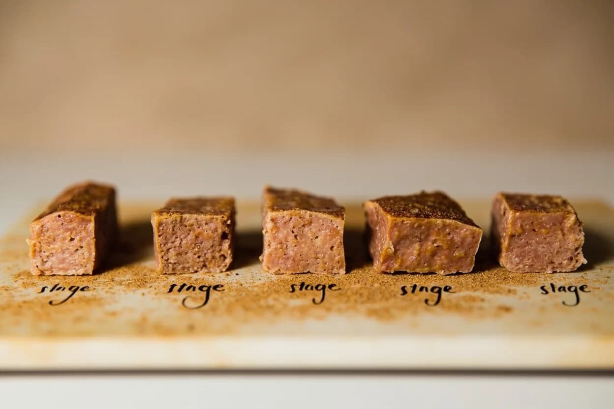 Liver Pâté & Chicken Liver Mousse Set Temperature in context — the stages just below and above, side-by-side. Chicken liver mousse and classic pâté de foie de volaille depend on cooking liver to exactly the right internal temperature before blending or pressing. Target reference 70°C / 158°F.