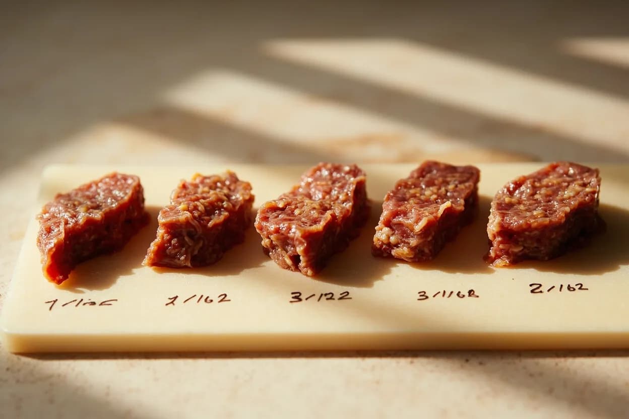 Rillettes Render & Hold Temperature in context — the stages just below and above, side-by-side. Rillettes are made by fully submerging fatty cuts of pork (shoulder, belly, jowl) or duck legs in their own rendered fat and holding them at a sustained low temperature of 80–90°C (176–194°F). Target reference 80–90°C (176–194°F).